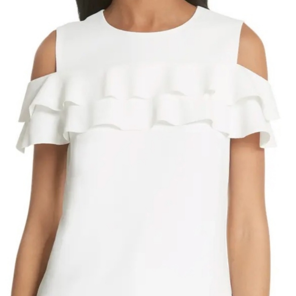 Ted Baker Cold Shoulder Blouse // size 1